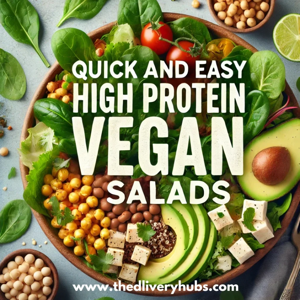 High Protein Vegan Salads